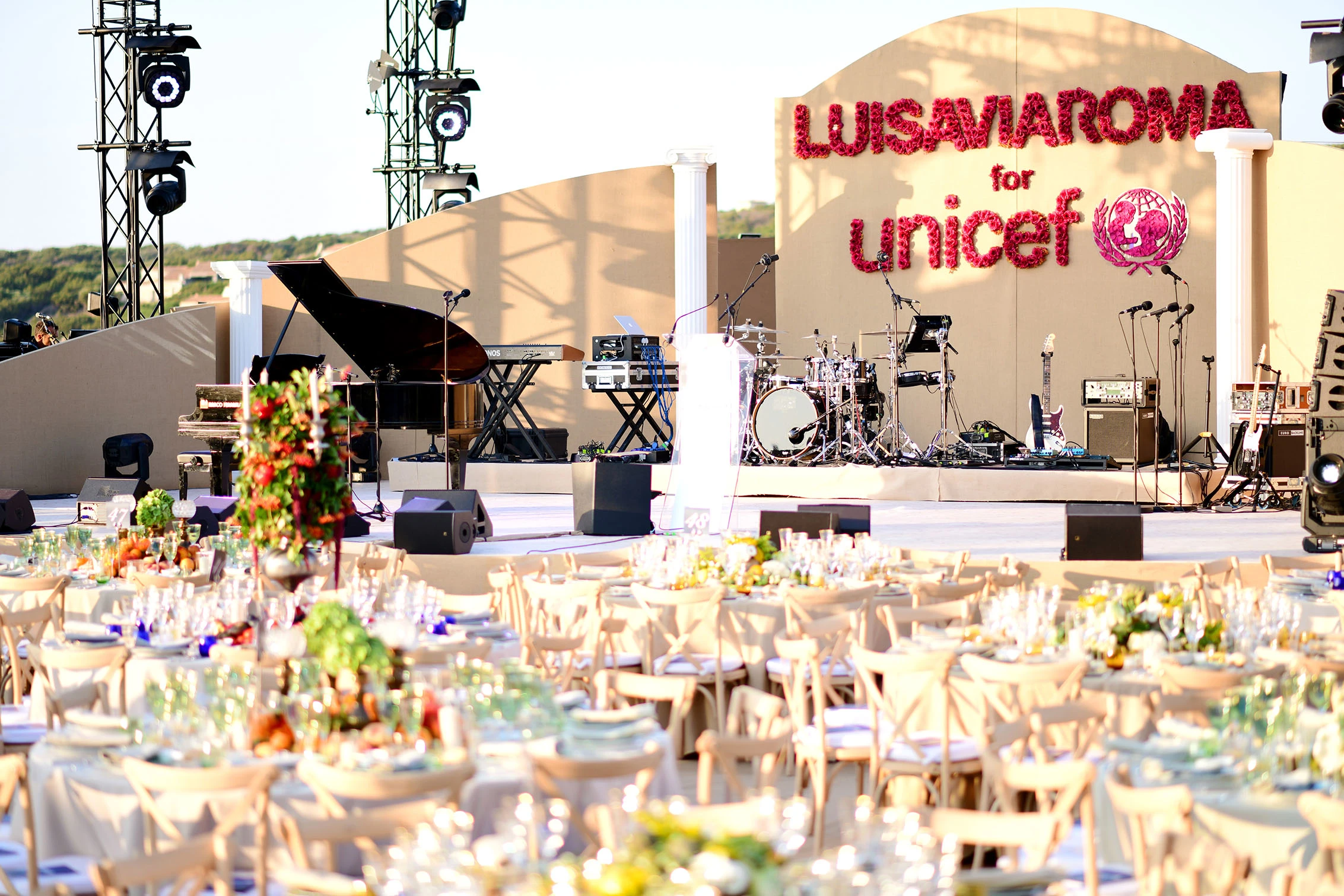LuisaViaRoma for UNICEF Summer Gala
